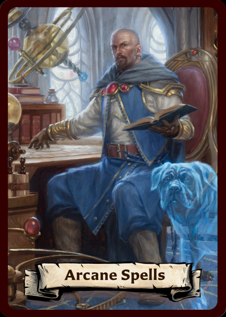 Arcane Spells - Back